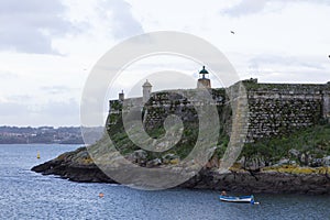 San Anton Castle in La Coruna, Spain