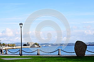 San Anton Castle in La CoruÃ±a, Galicia. Spain.