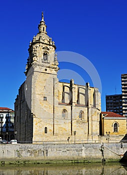 San Anton Church in Bilbao, Spain photo