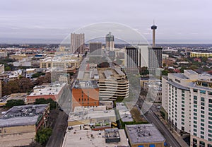 San Antonio aerial view, Texas, USA