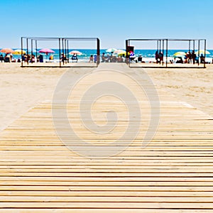 San Antonio Beach in Cullera, Spain