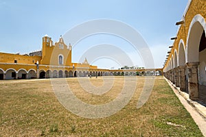 San Antonio de Padua franciscan monastery in Izamal,Yucatan,Mexico