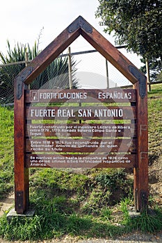 San Antonio fort at Ancud, Chiloe Island, Chile