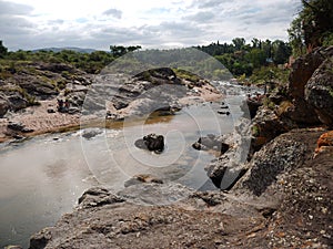 San Antonio river, Cuesta Blanca, Cordoba, Argentina.