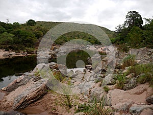 San Antonio river, Cuesta Blanca, Cordoba, Argentina. photo