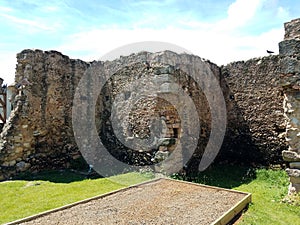 San Antonio stone wall ruins in Isabela, Puerto Rico photo