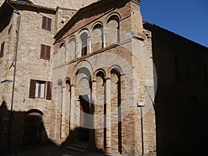 San Bartolo church in San Gimignano