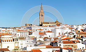 San Bartolome church in Jerez de los Caballeros, Spain photo