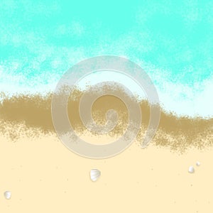 San beach shell texture background gradient travel holiday sea