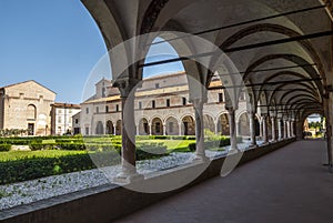 San Benedetto Po - Cloister of the abbey photo