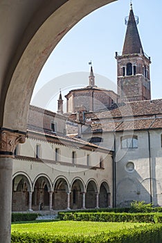 San Benedetto Po - Cloister of the abbey photo