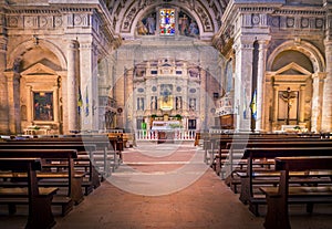 San Biagio church in Montepulciano, Italy