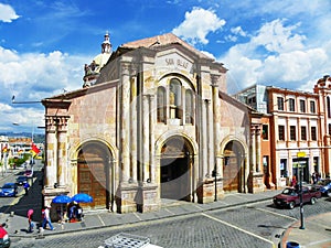 San Blas Church in Cuenca, Ecuador