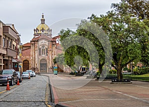 San Blas Church and Park - Cuenca, Ecuador