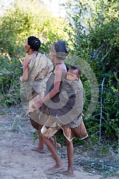 San bushmen of botswana