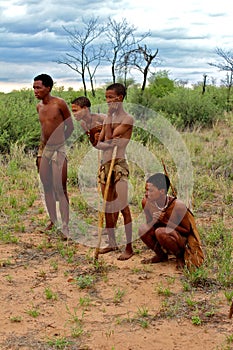 San Bushmen tribe
