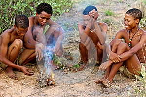 San Bushmen tribe
