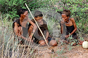 San Bushmen tribe