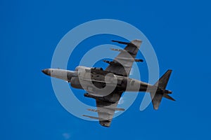 SAN CARLOS, CA - JUNE 19: AV-8B Harrier Jump Jet
