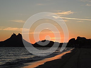 San Carlos Nice Sunset from San Francisco Beach