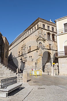 San Carlos Palace in Trujillo, a town of Caceres province in Spain