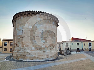 San Claudio de Olivares romanic church, Zamora, Spain photo