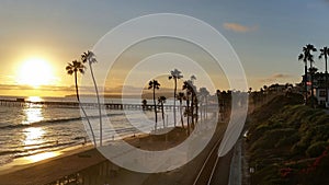 San Clemente Pier at Sunset