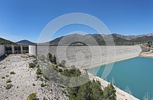 San Clemente Reservoir Dam Wall