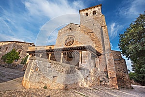 San Cosme Collegiate Church, Covarrubias, Burgos, Spain. It is a