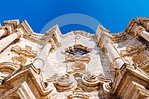 San Cristobal Cathedral in Old Havana, Cuba