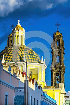 San Cristobal Church Puebla Mexico photo