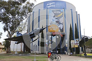 San Diego Air and Space Museum located at the Ford Building at Balboa Park in San Diego