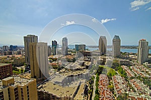 San Diego Bay Shot From Highrise