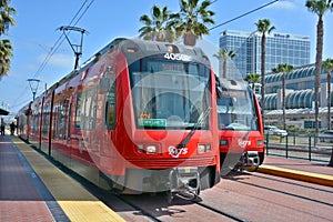 The San Diego Trolley is a light rail system