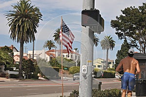 70F teperaptue in San diego male running in heat waves