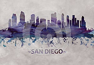 San Diego California skyline