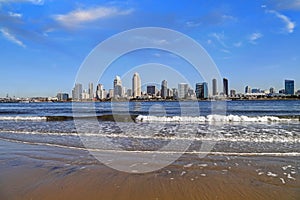 San Diego, California skyline from Coronado