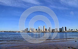 San Diego, California skyline from Coronado Island