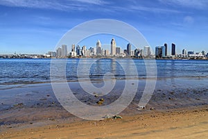 San Diego, California skyline from Coronado Island