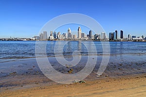 San Diego, California skyline from Coronado Island