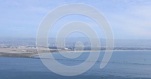 San Diego, California skyline and harbor 4K