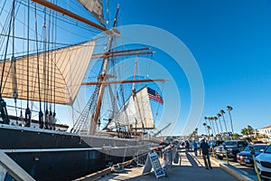 Embarcadero Marina Park North. Pacific Promenade and Maritime Museum, San Diego