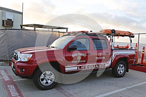 San Diego Fire-Rescue Lifeguard car in La Jolla, California