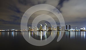 San Diego Skyline at dusk