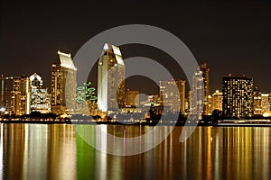 San Diego Skyline at night