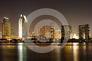 San Diego Skyline at night