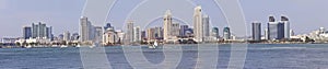 San Diego skyline panorama California.