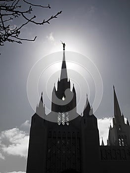 San Diego Temple with Angel Moroni