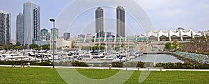 San Diego twin towers and Convention center California.