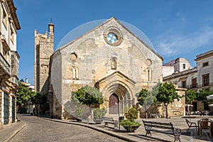 San Dionisio church at the Asuncion square in Jerez de la Frontera, Spain photo